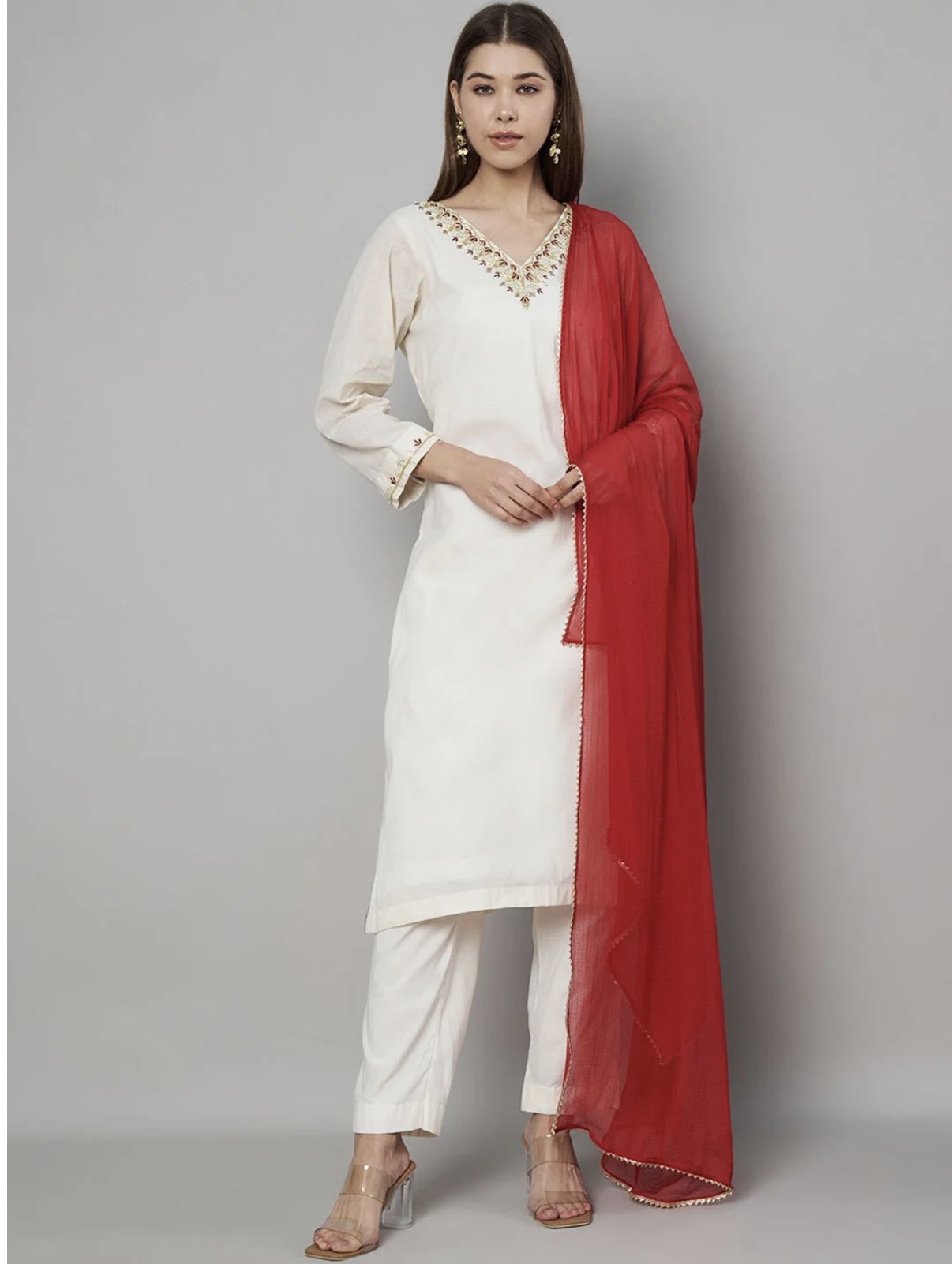 Embroidered Kurta Set