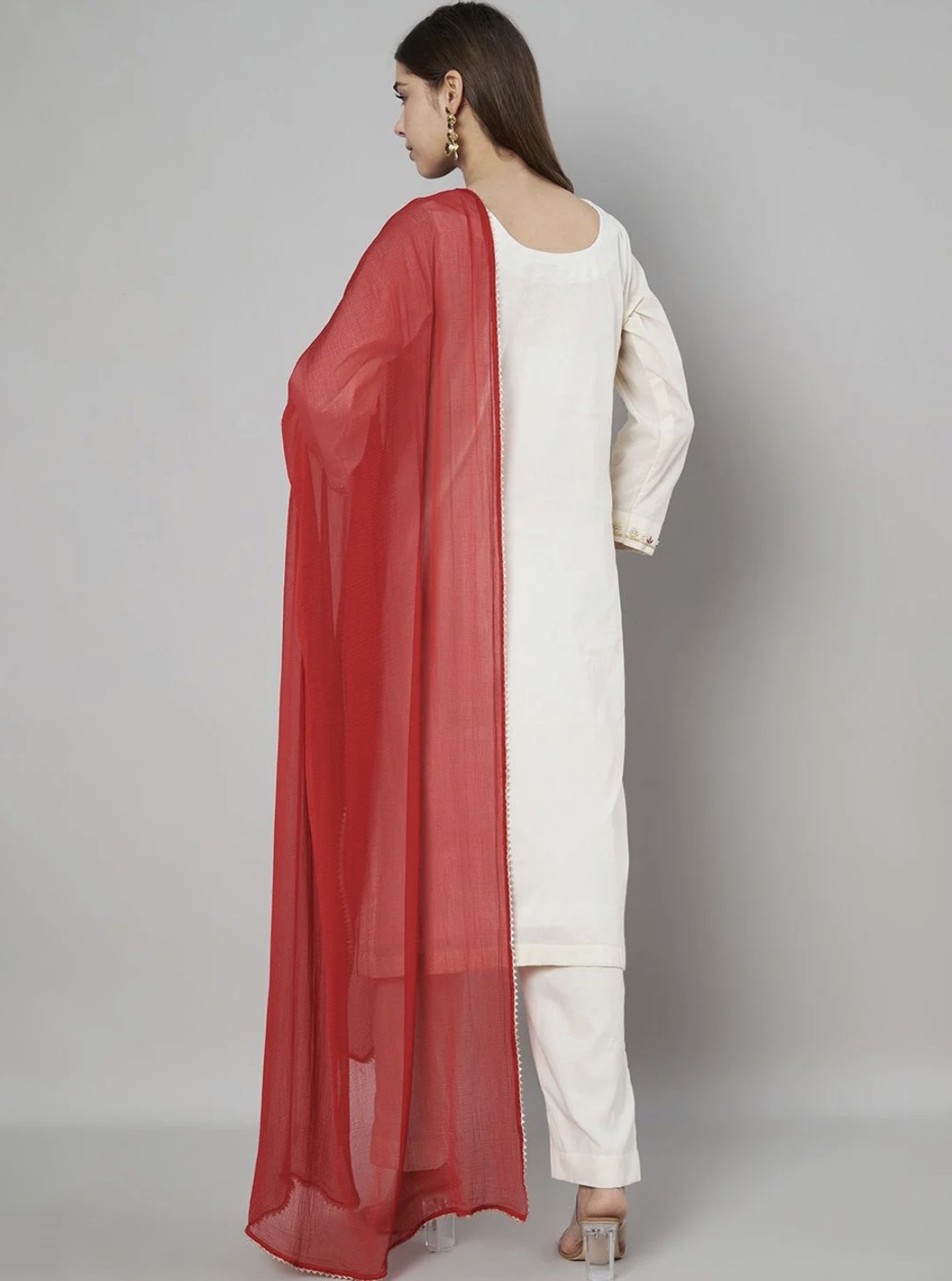 Embroidered Kurta Set - Image 4