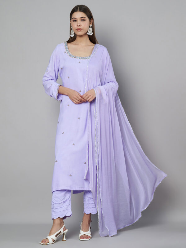 Embroidered Kurta Set - Image 2