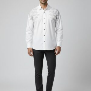 Men’s White Designer Shirt