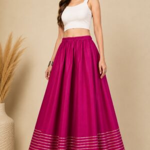 Gota Patti Flared Lehenga Skirt